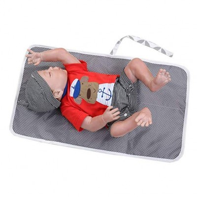 Waterproof portable baby nappy changing mat padded