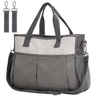 Large travel baby diaper bag maternity tote bag with insulated pockets